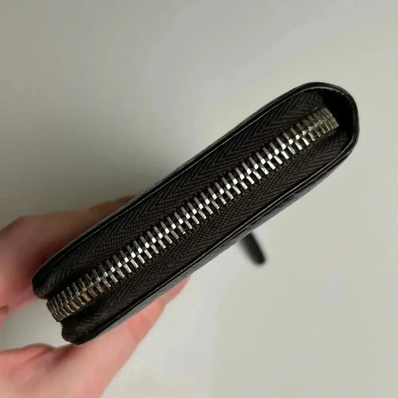 Gucci Diamante Leather Round Zipper Long Wallet - Picture 3 of 8